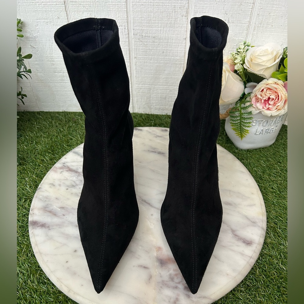 TOTEME 
Suede heeled sock boots black SIZE 38 
990 USD NEW - Picture 11 of 16